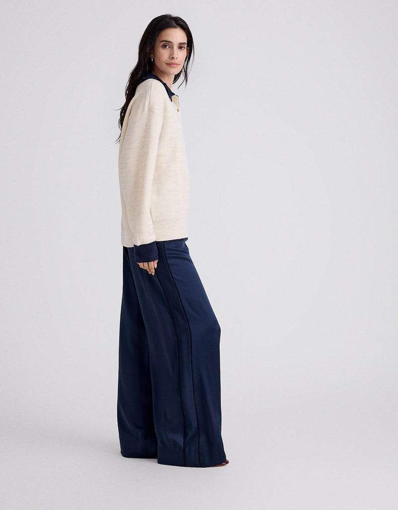 Unsubscribed Ruffle Rugby Sweater