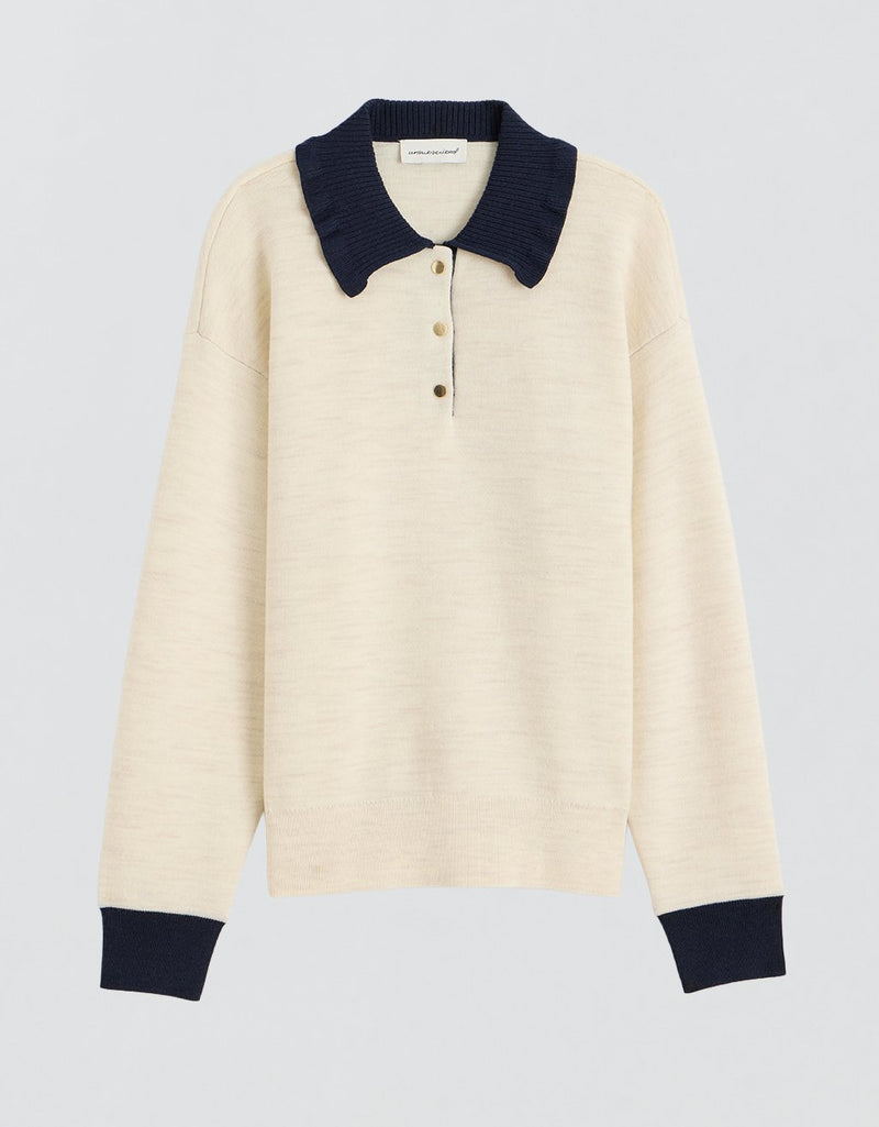 Unsubscribed Ruffle Rugby Sweater