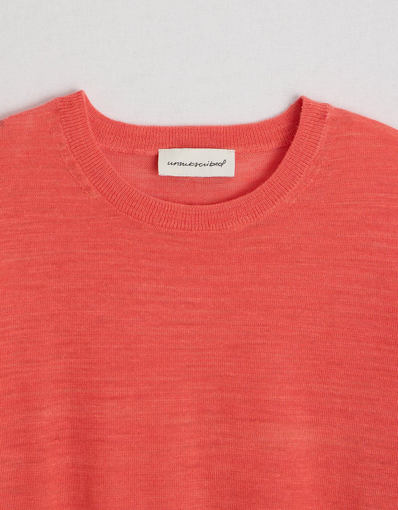 Unsubscribed Linen Sweater Tee