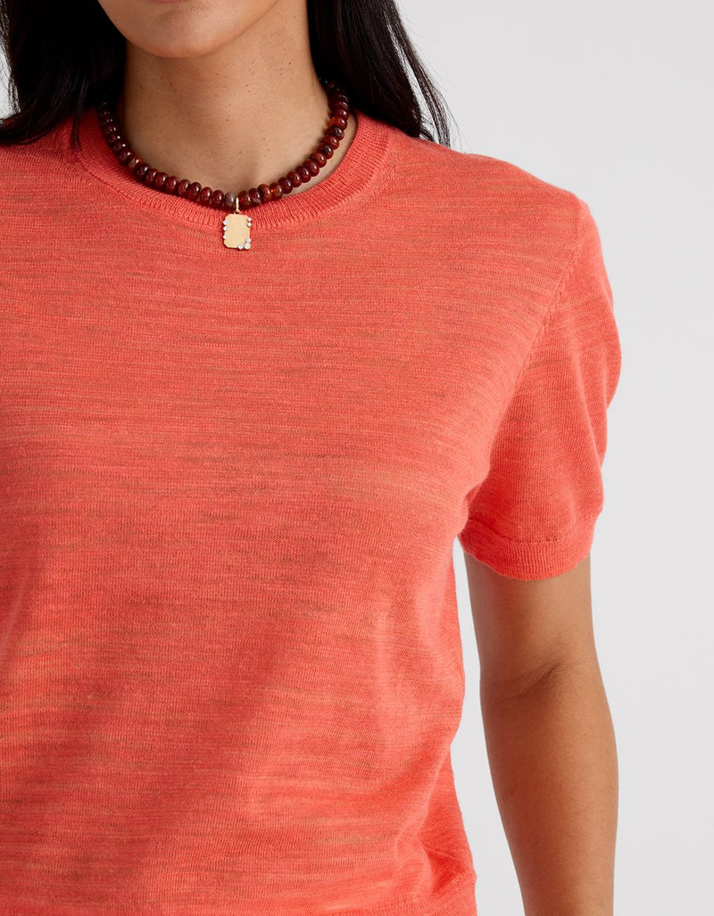 Unsubscribed Linen Sweater Tee