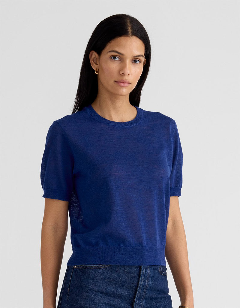 Unsubscribed Linen Sweater Tee