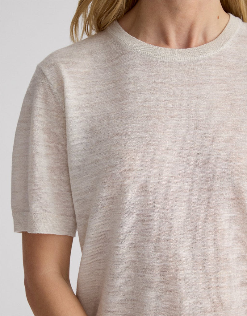 Unsubscribed Linen Shimmer Sweater Tee
