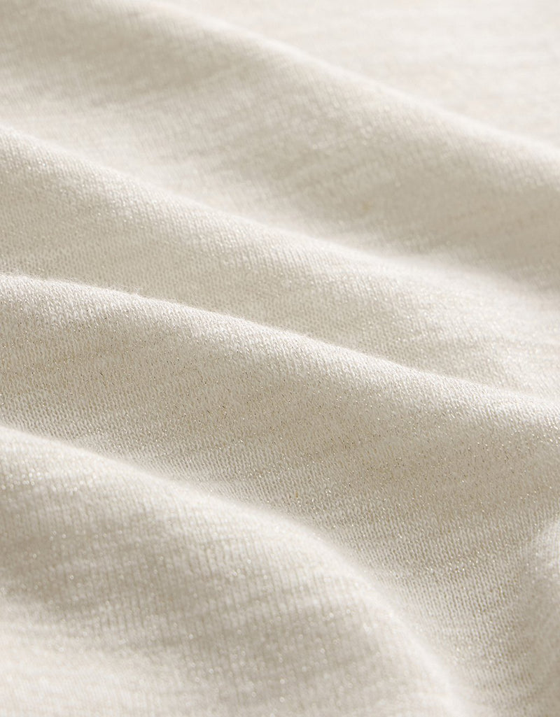 Unsubscribed Linen Shimmer Sweater Tee