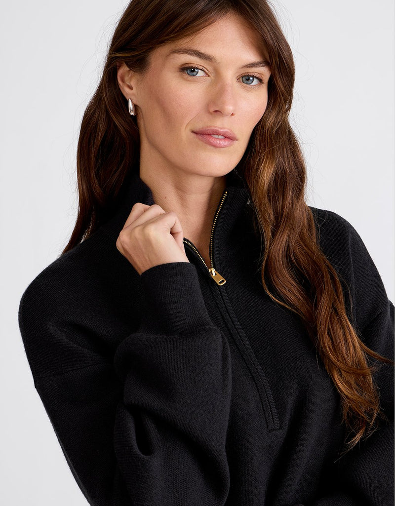 Unsubscribed Quarter Zip Sweater