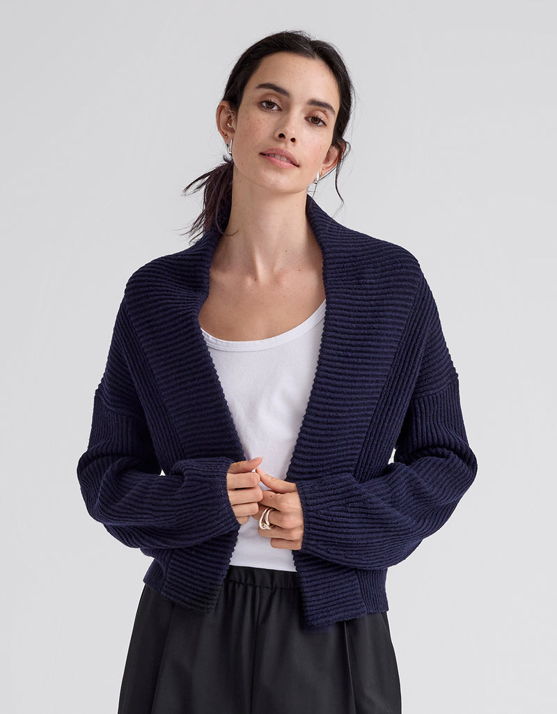 Unsubscribed Shawl Collar Cardigan
