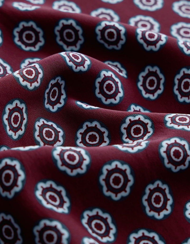 Unsubscribed Cardigan with Foulard Print