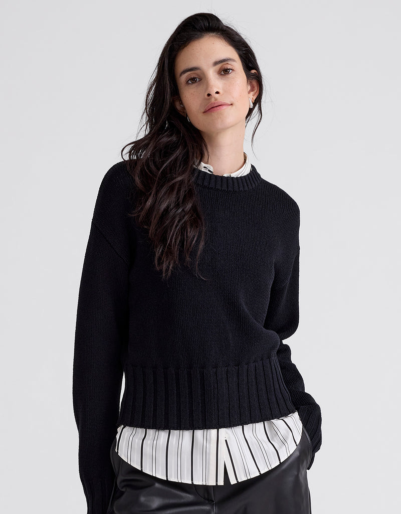 Unsubscribed Cotton Crewneck Sweater