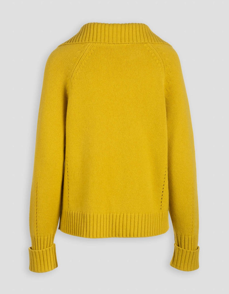 Unsubscribed Cocoon-Weight Cashmere Polo Sweater