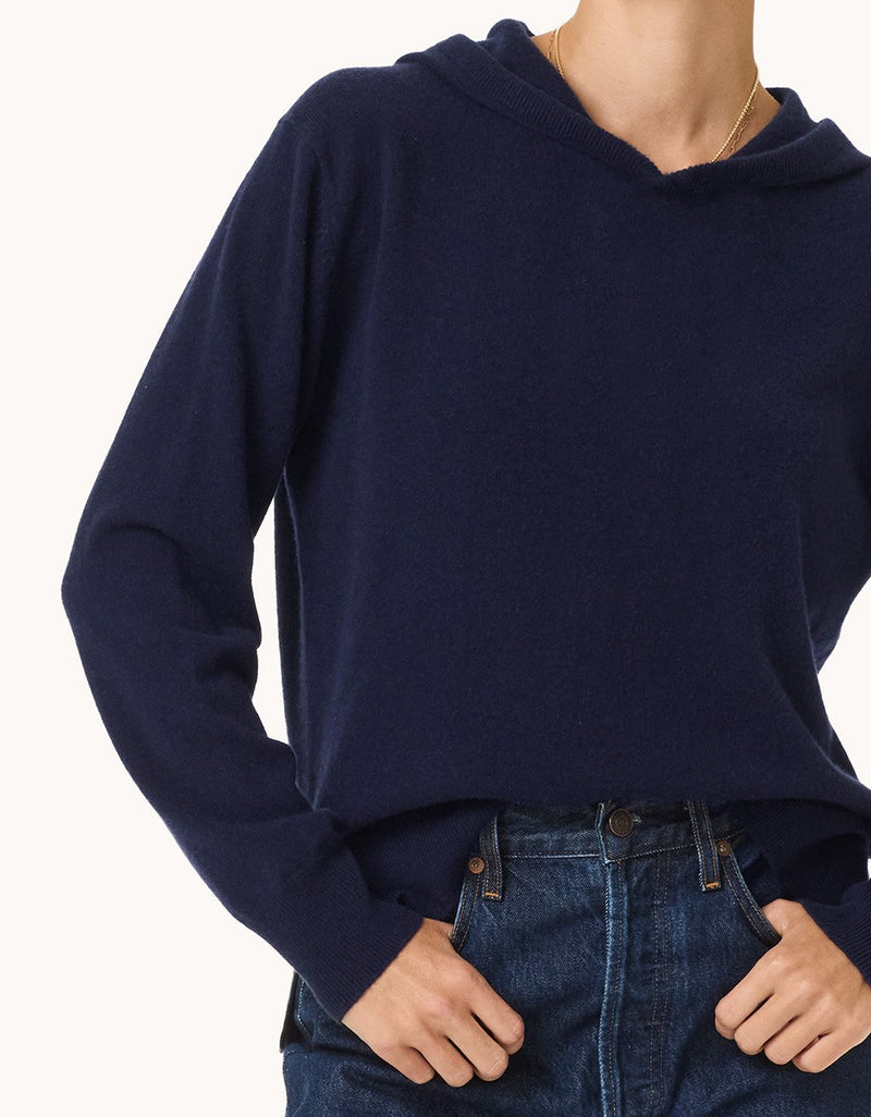 Unsubscribed Everyday-Weight Cashmere Hoodie
