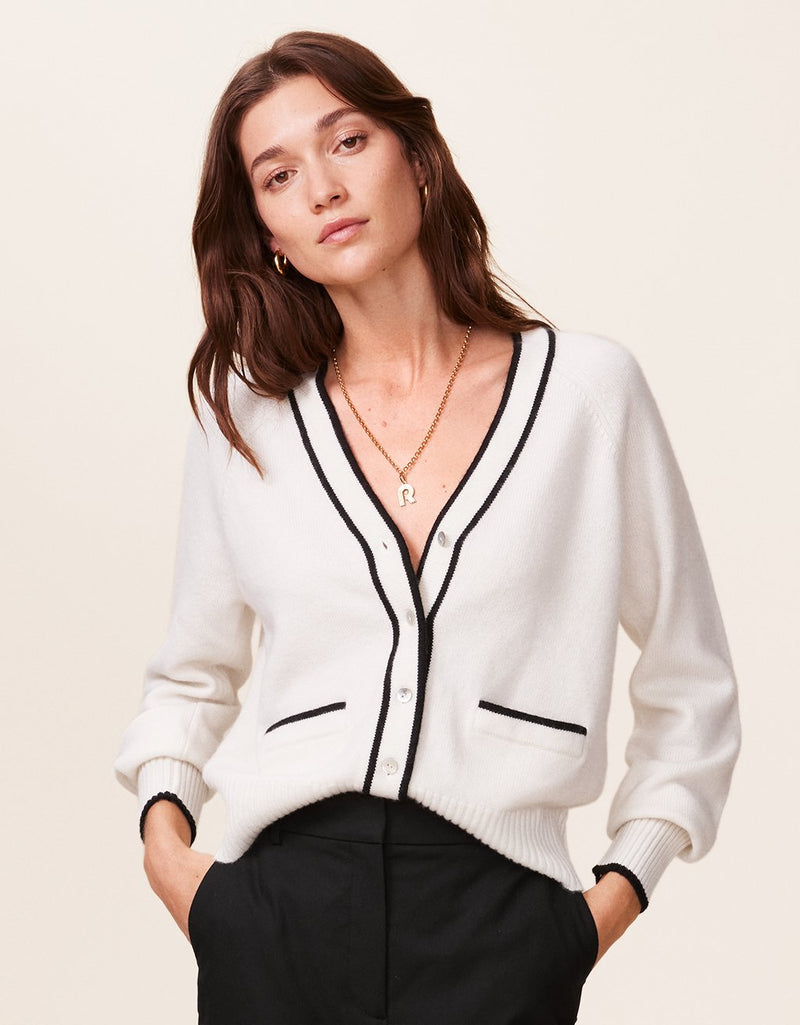Unsubscribed Cocoon-Weight Cashmere Jersey Cardigan