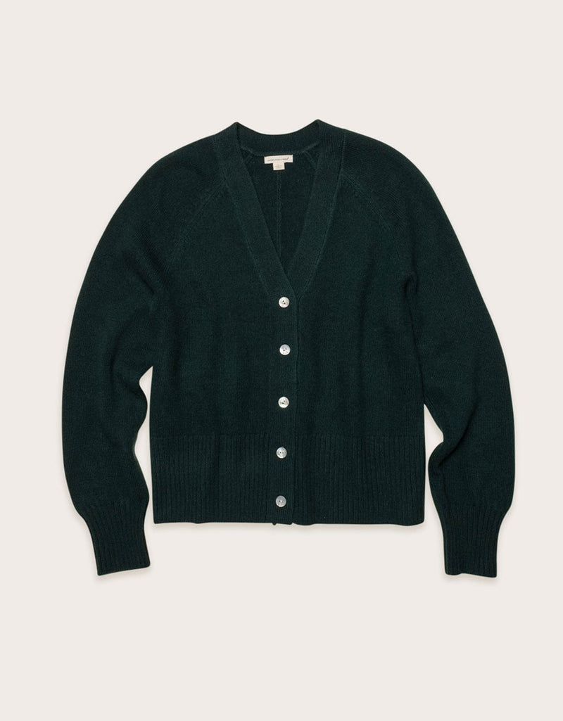 Unsubscribed Cocoon-Weight Cashmere Jersey Cardigan