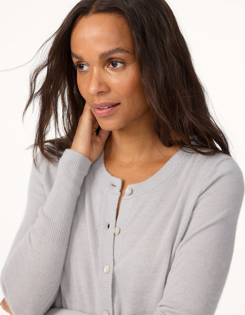 Unsubscribed Whisper-Weight Cashmere Cardigan