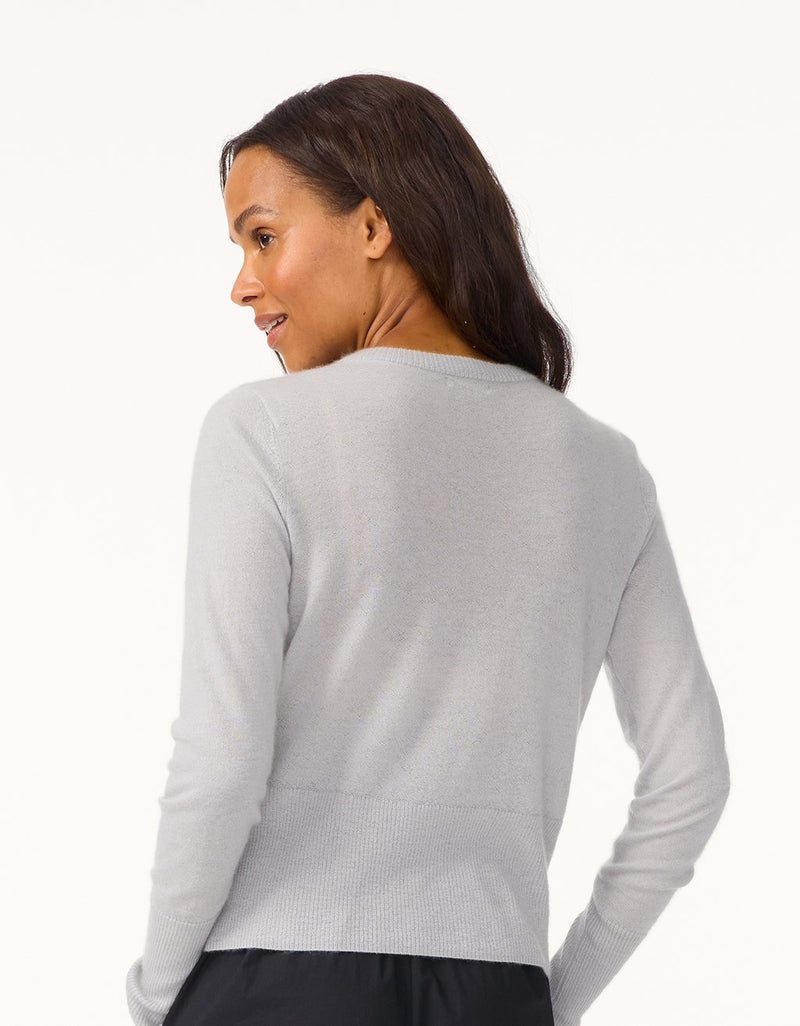 Unsubscribed Whisper-Weight Cashmere Cardigan
