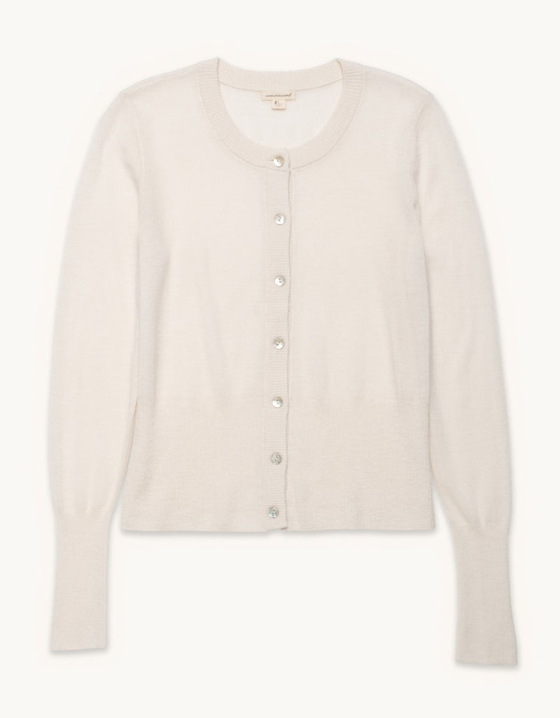 Unsubscribed Whisper-Weight Cashmere Cardigan