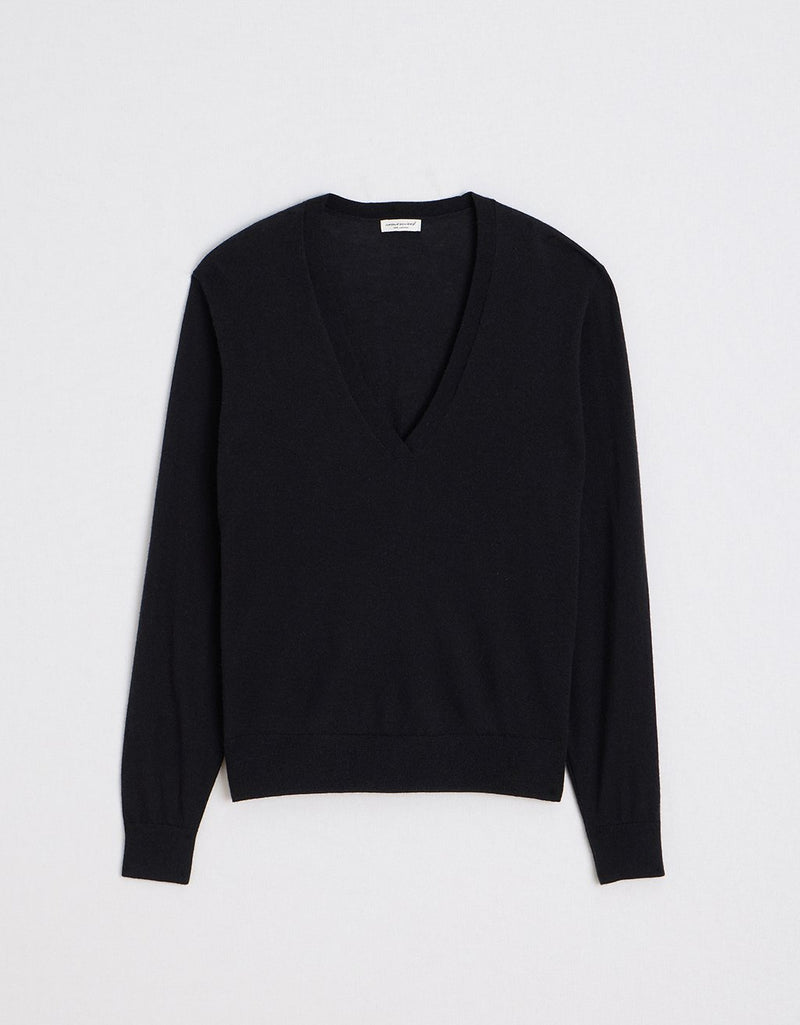 Unsubscribed Whisper-Weight Cashmere V-Neck Sweater