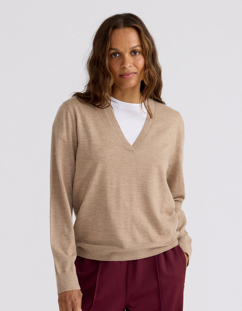 Unsubscribed Whisper-Weight Cashmere V-Neck Sweater