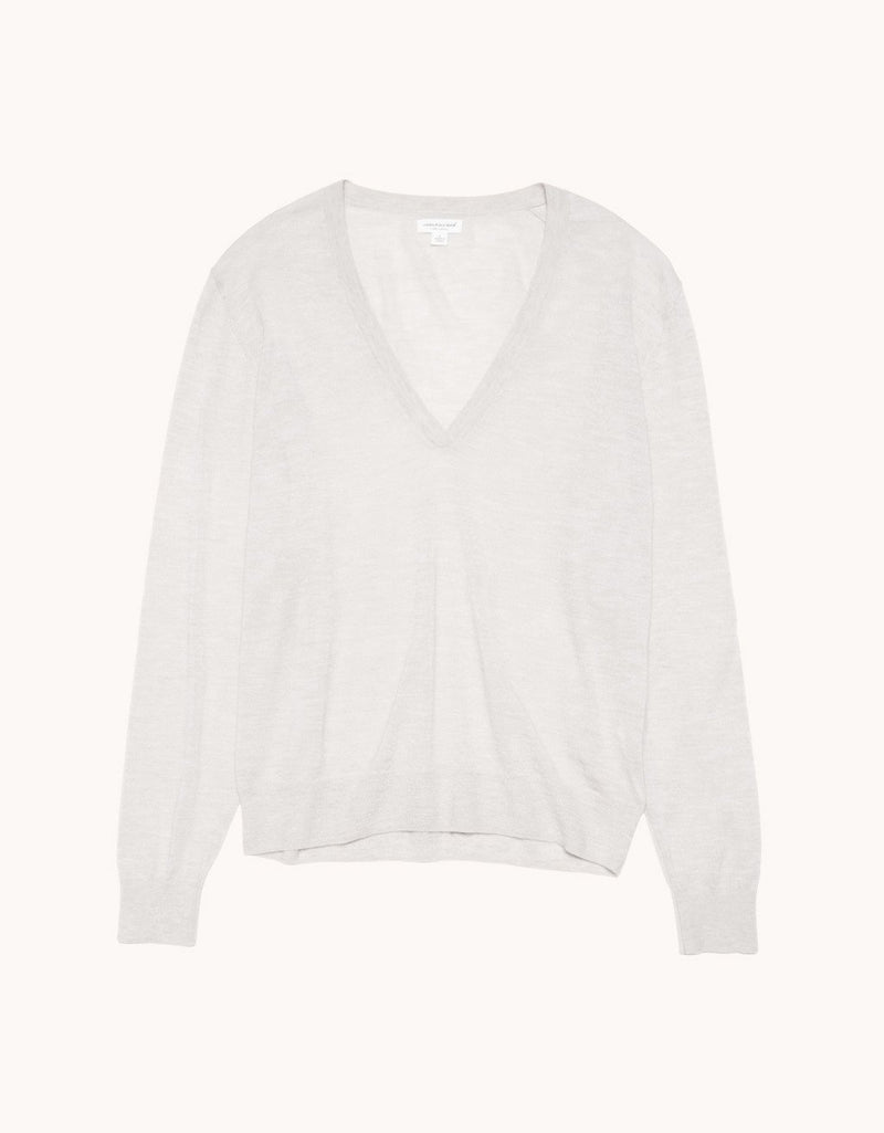 Unsubscribed Whisper-Weight Cashmere V-Neck Sweater