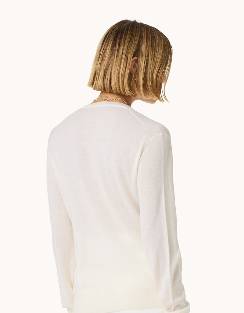 Unsubscribed Whisper-Weight Cashmere V-Neck Sweater