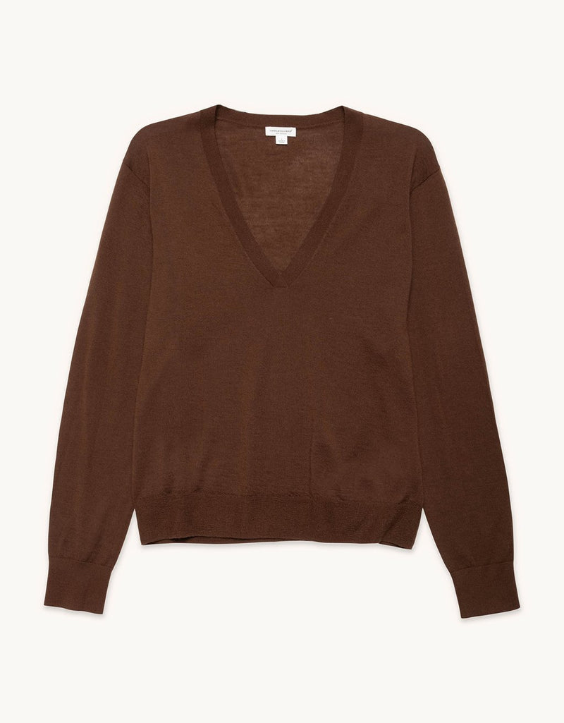 Unsubscribed Whisper-Weight Cashmere V-Neck Sweater