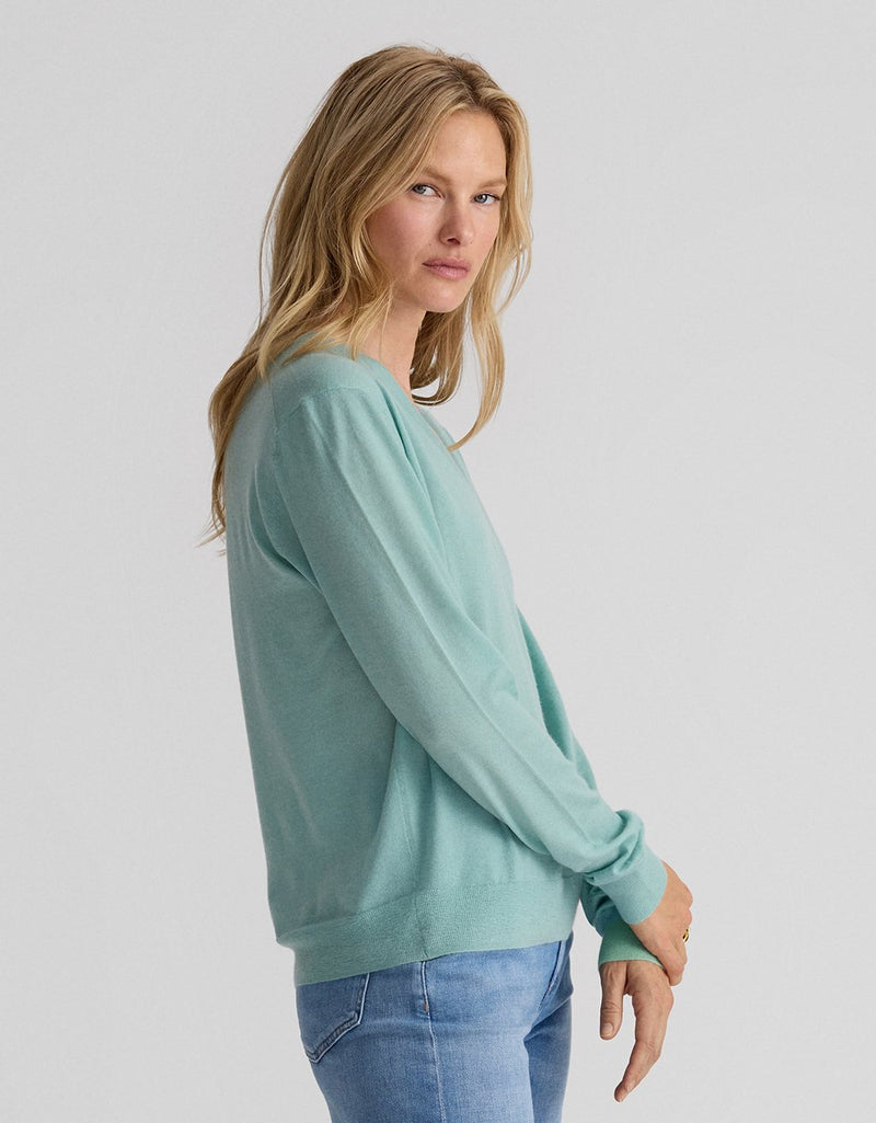 Unsubscribed Whisper-Weight Cashmere V-Neck Sweater