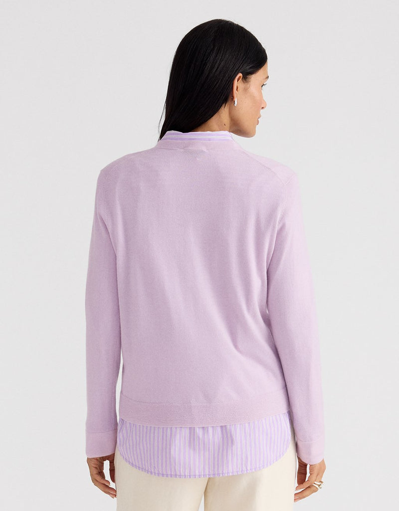 Unsubscribed Whisper-Weight Cashmere V-Neck Sweater