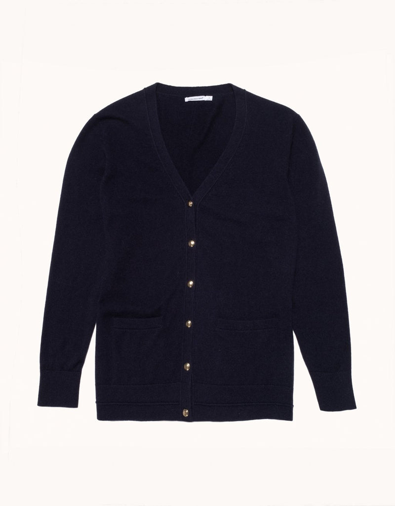 Unsubscribed Everyday-Weight Cashmere Boyfriend Cardigan