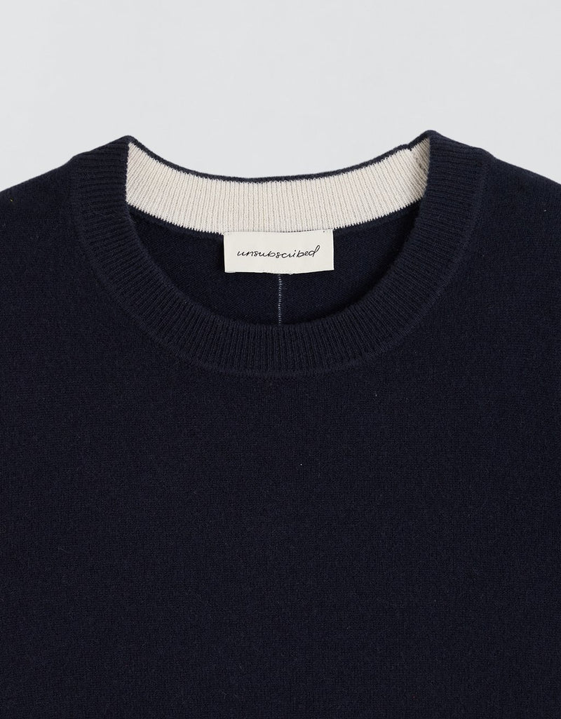 Unsubscribed Everyday-Weight Cashmere Tee