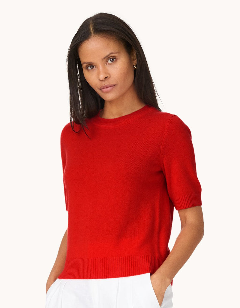Unsubscribed Everyday-Weight Cashmere Tee