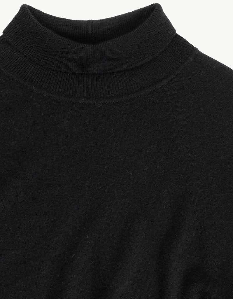 Unsubscribed Everyday-Weight Cashmere Raglan Turtleneck