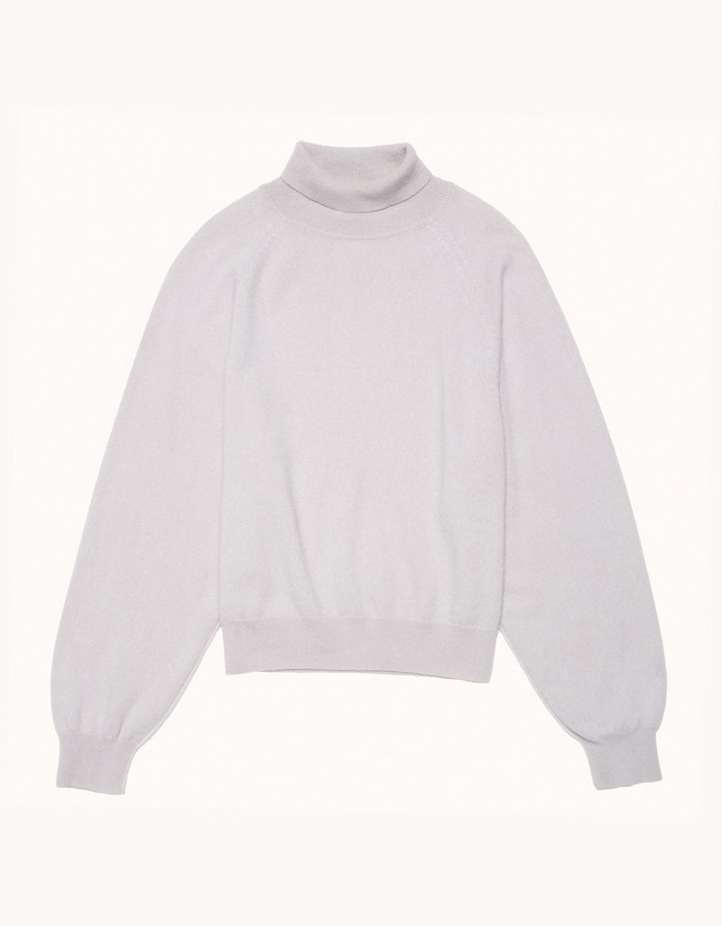 Unsubscribed Everyday-Weight Cashmere Raglan Turtleneck