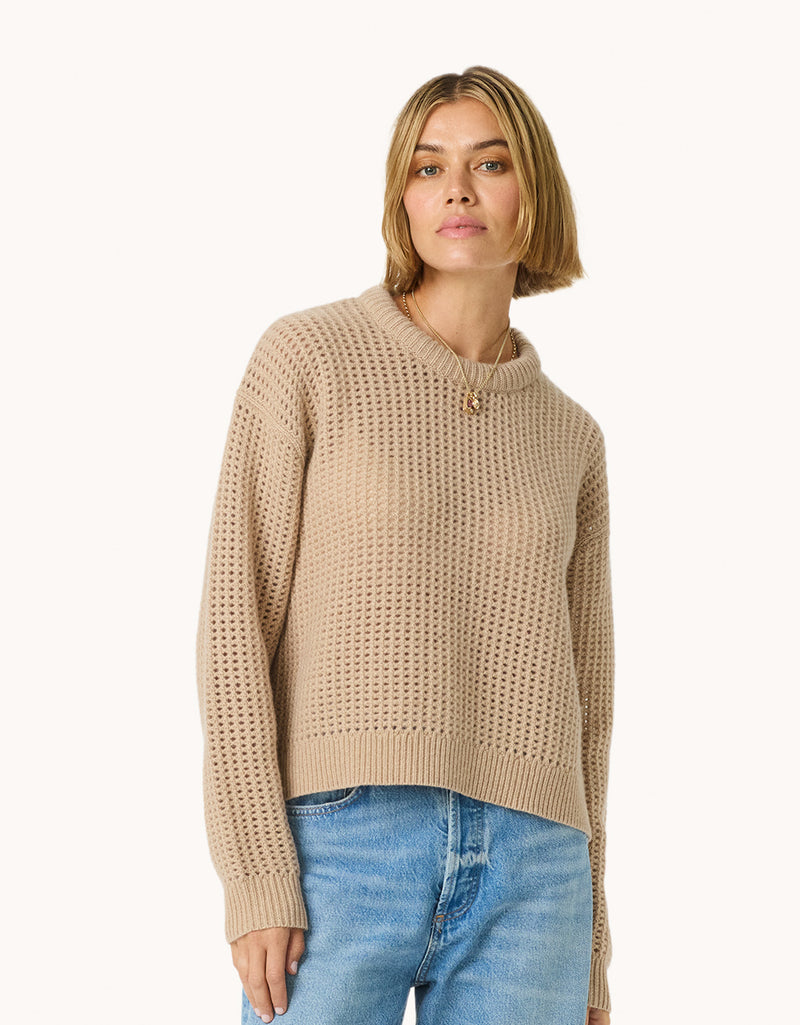 Unsubscribed Winter-Weight Cashmere Crewneck Sweater