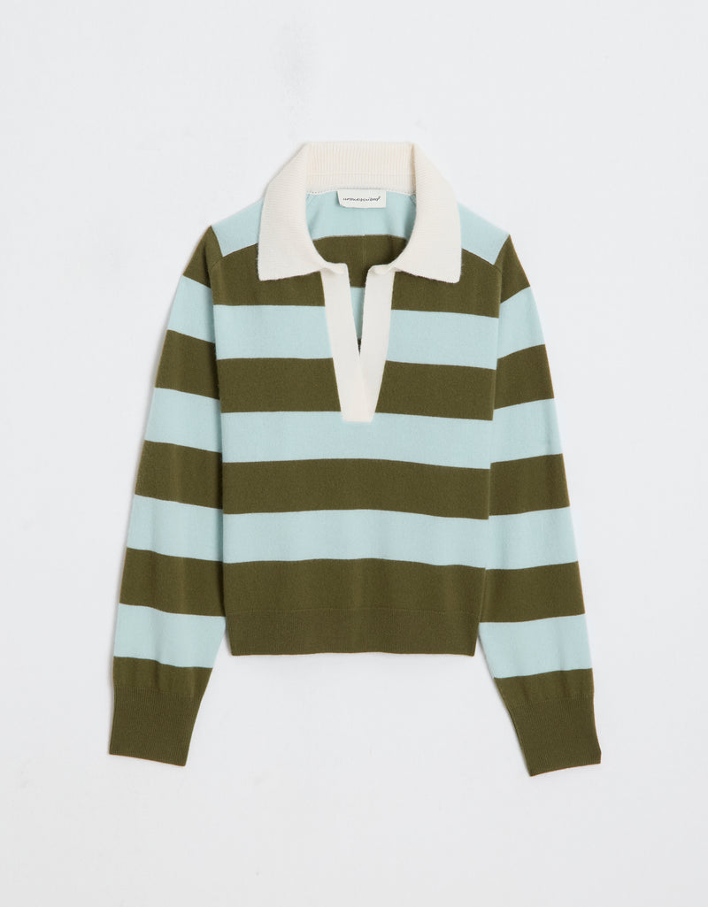 Unsubscribed Everyday-Weight Cashmere Polo Sweater