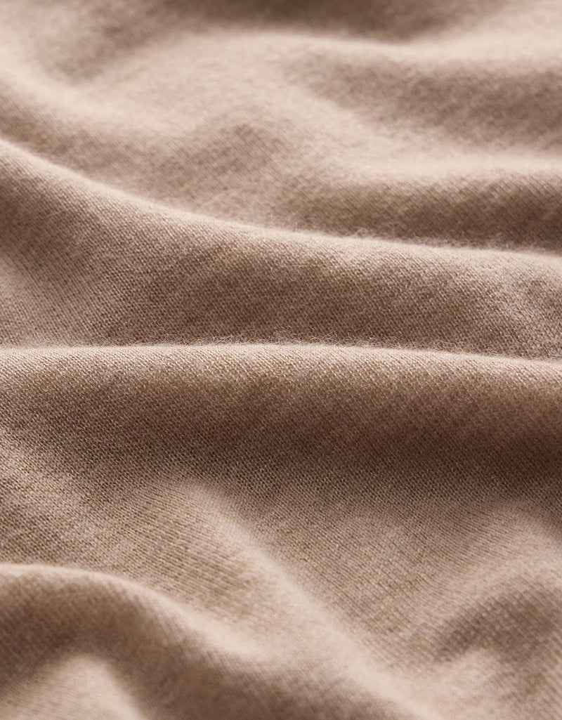 Unsubscribed Whisper-Weight Cashmere Polo Sweater