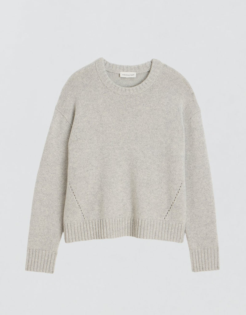 Unsubscribed Winter-Weight Cashmere Crewneck Sweater