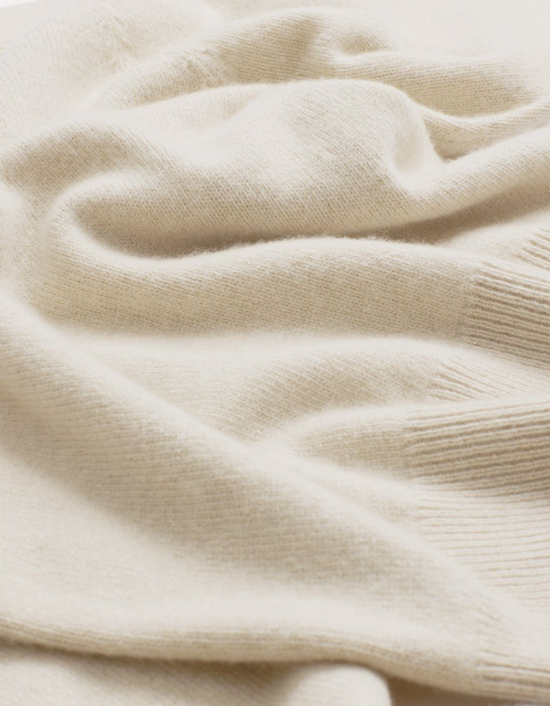 Unsubscribed Winter-Weight Cashmere Crewneck Sweater