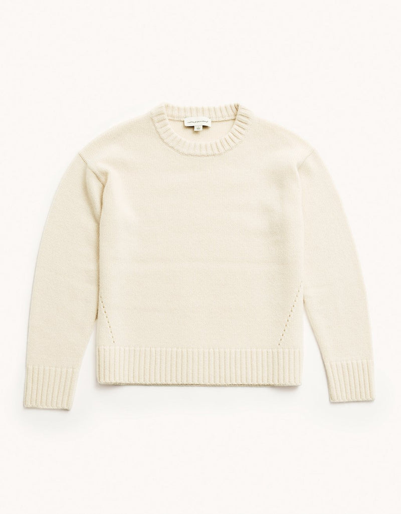 Unsubscribed Winter-Weight Cashmere Crewneck Sweater