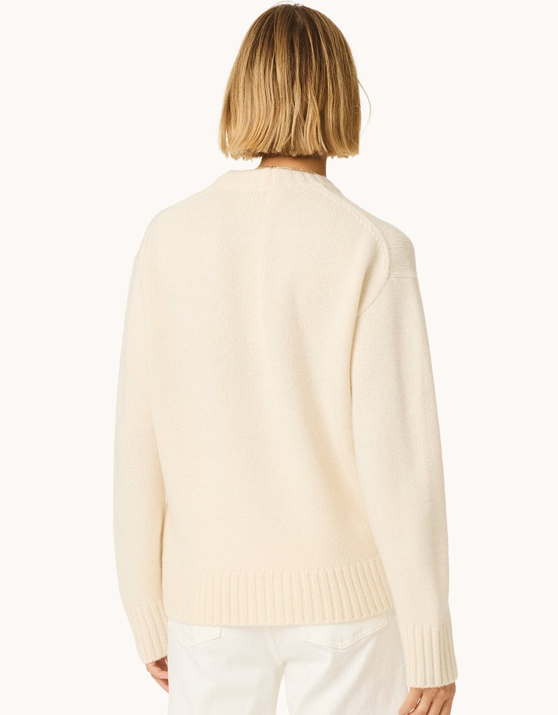 Unsubscribed Winter-Weight Cashmere Crewneck Sweater