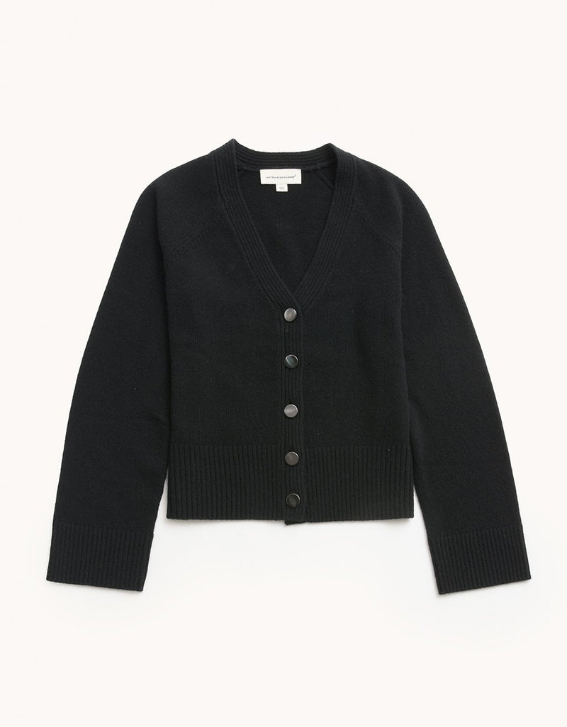 Unsubscribed Cocoon-Weight Cashmere V-Neck Cardigan