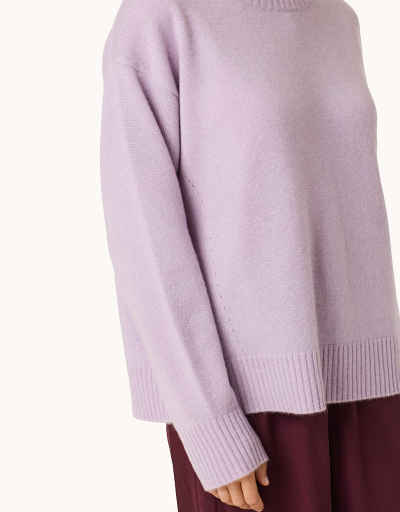 Unsubscribed Cocoon-Weight Cashmere Crewneck Sweater