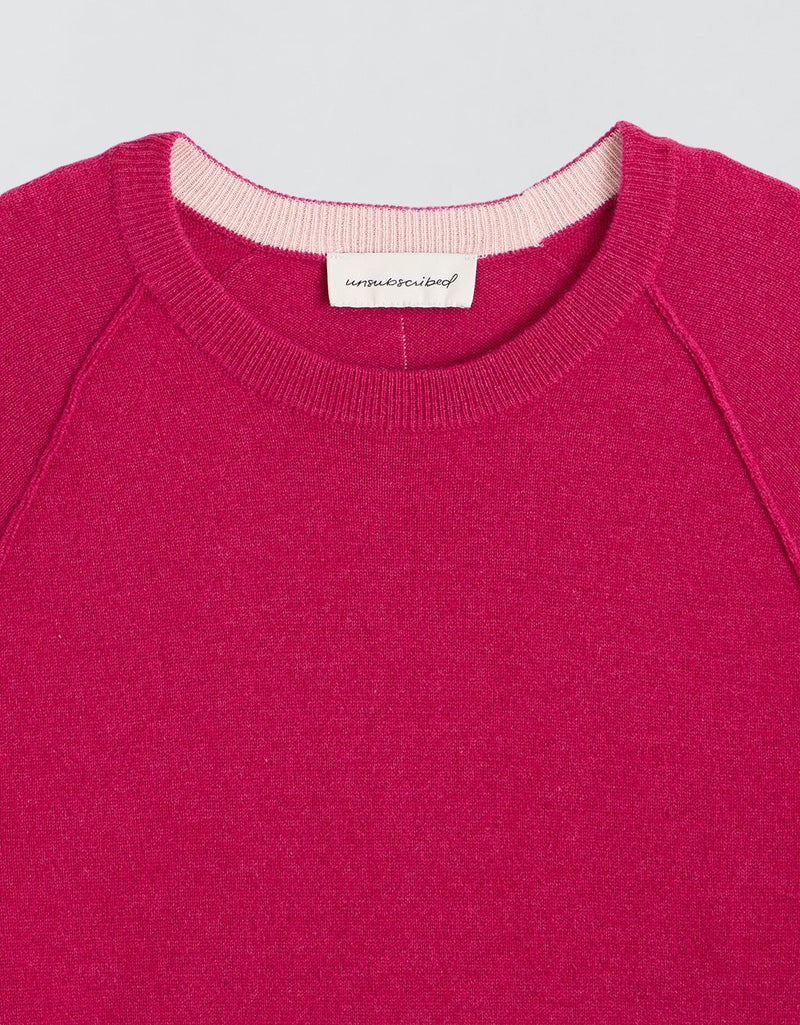 Unsubscribed Everyday-Weight Cashmere Raglan Sweater