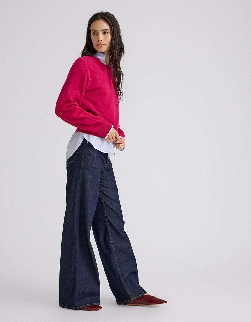 Unsubscribed Everyday-Weight Cashmere Raglan Sweater