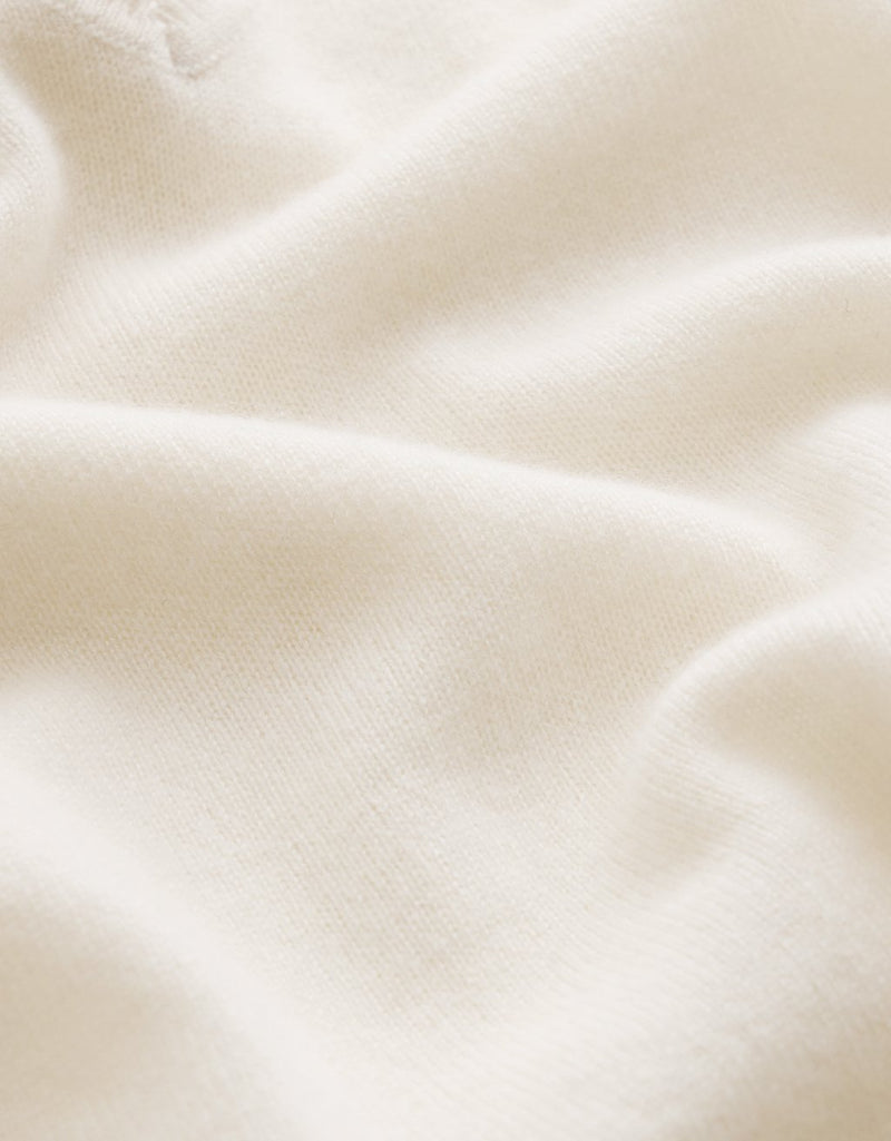Unsubscribed Everyday-Weight Cashmere Boxy V-Neck Sweater