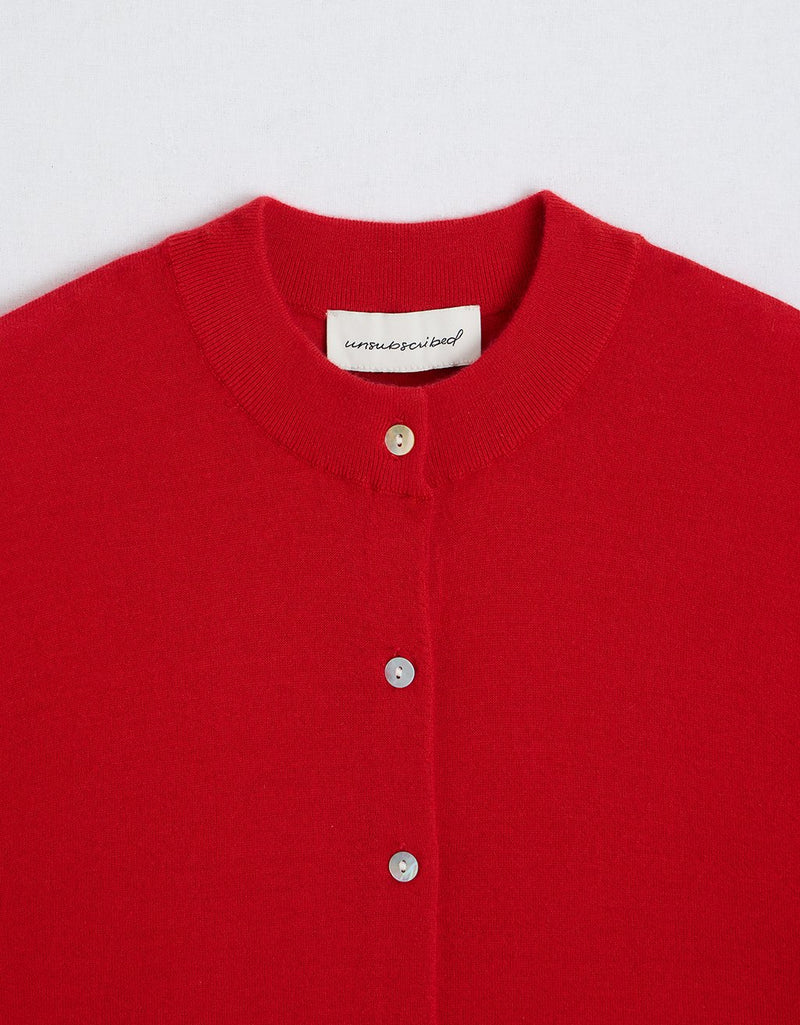 Unsubscribed Whisper-Weight Cashmere Cardigan