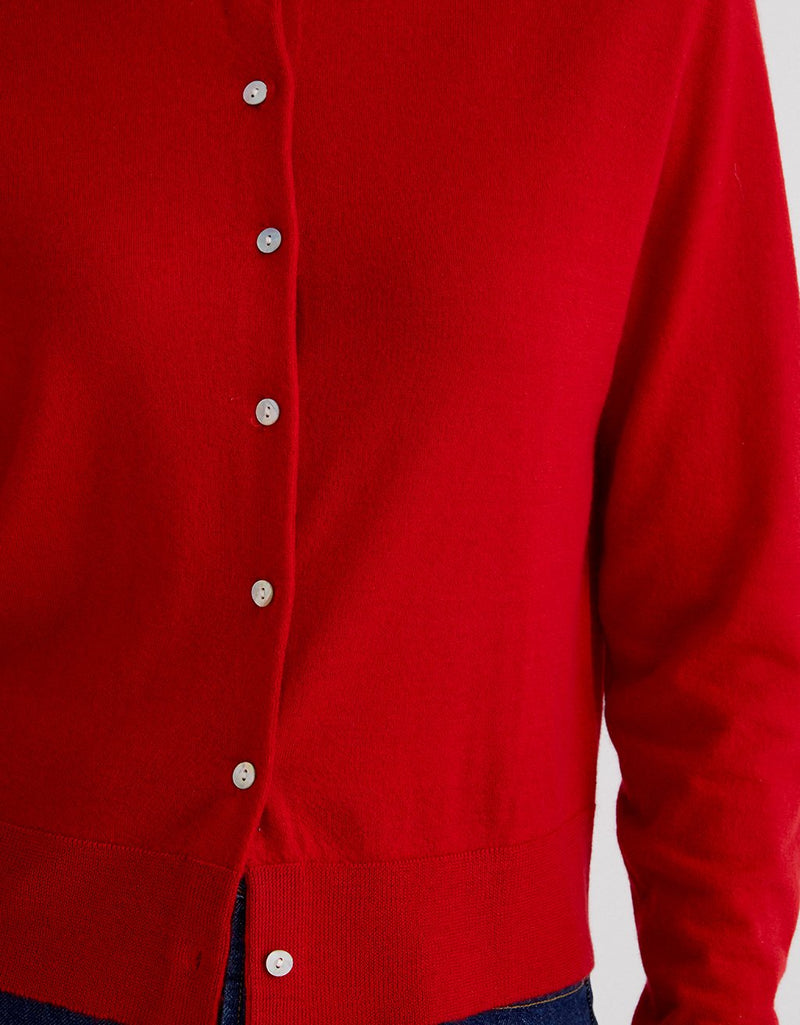 Unsubscribed Whisper-Weight Cashmere Cardigan