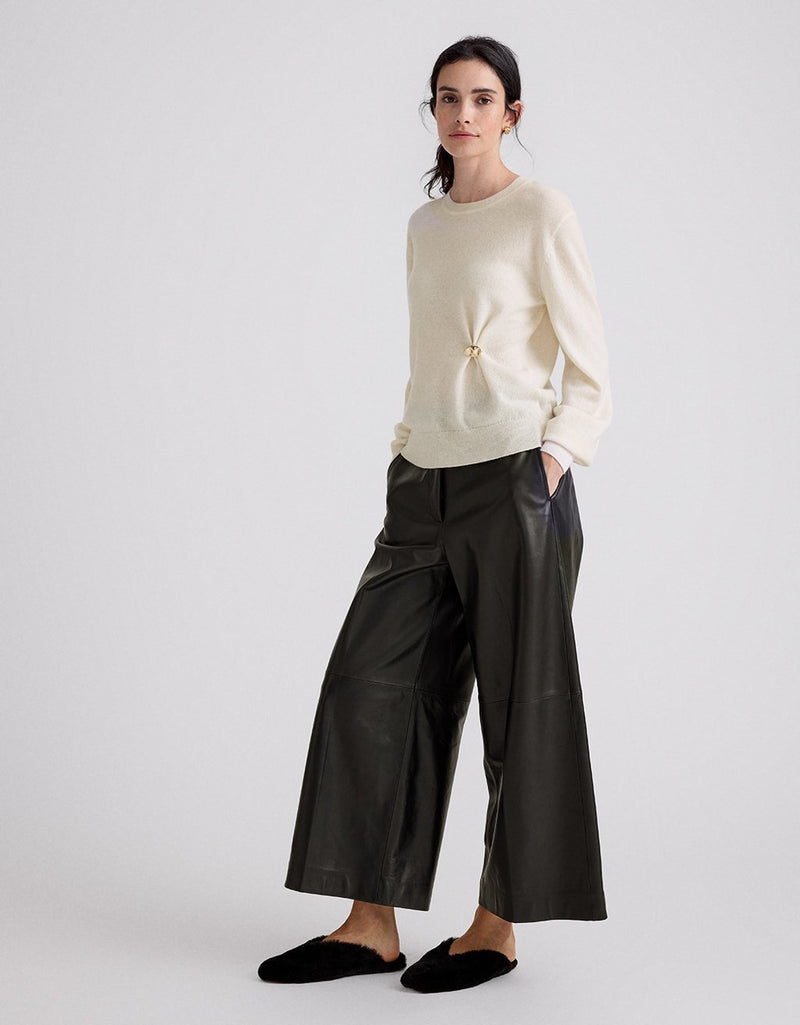 Unsubscribed Everyday-Weight Cashmere Embellished Sweater