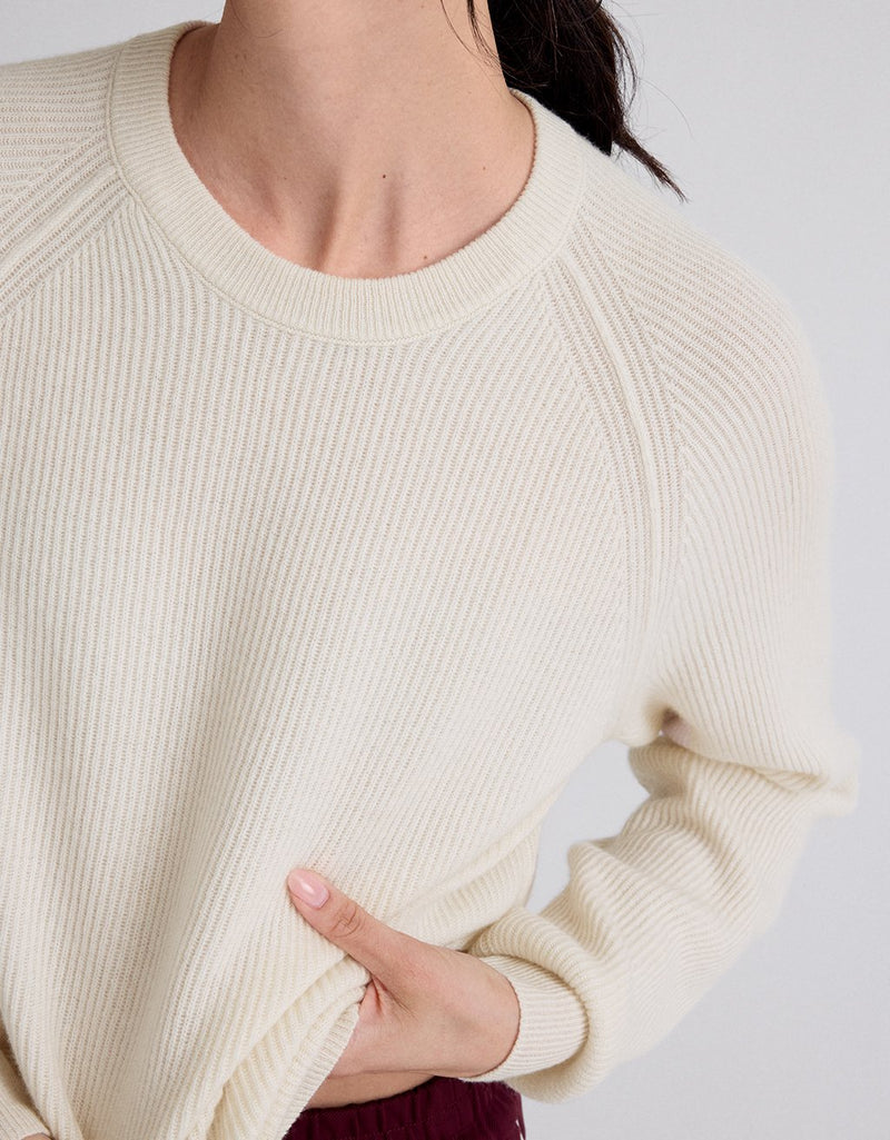 Unsubscribed Everyday-Weight Cashmere Rib Sweater