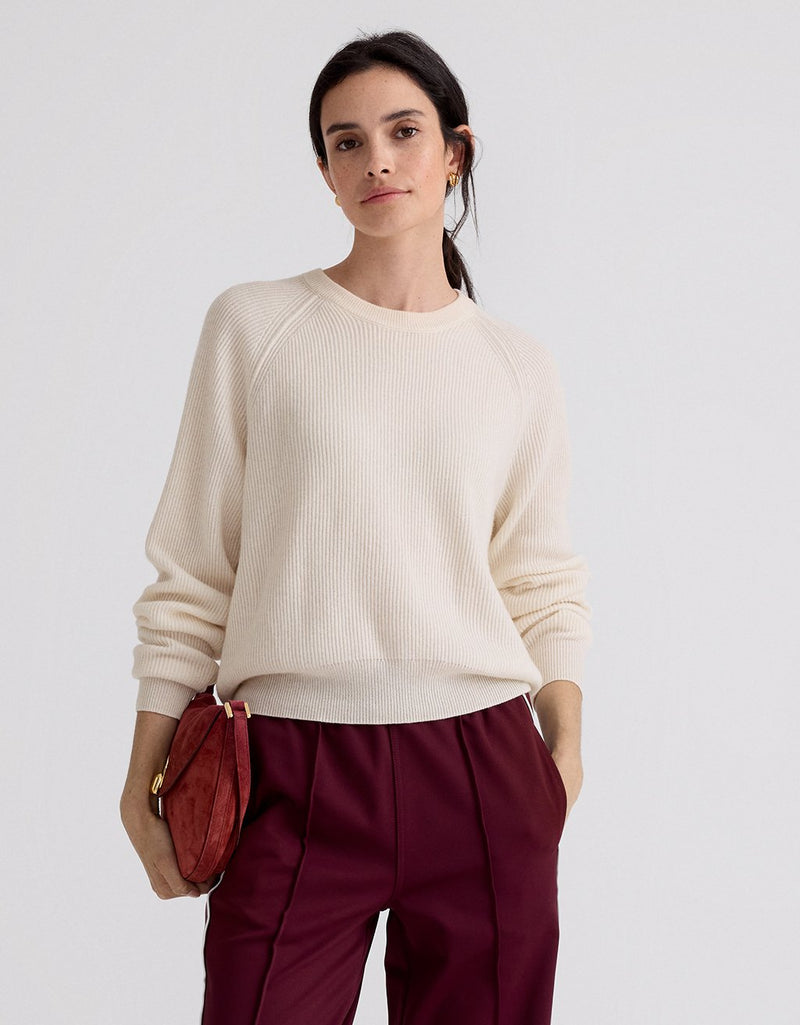 Unsubscribed Everyday-Weight Cashmere Rib Sweater