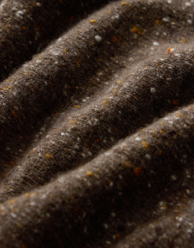 Unsubscribed Donegal Tweed Fringed Sweater