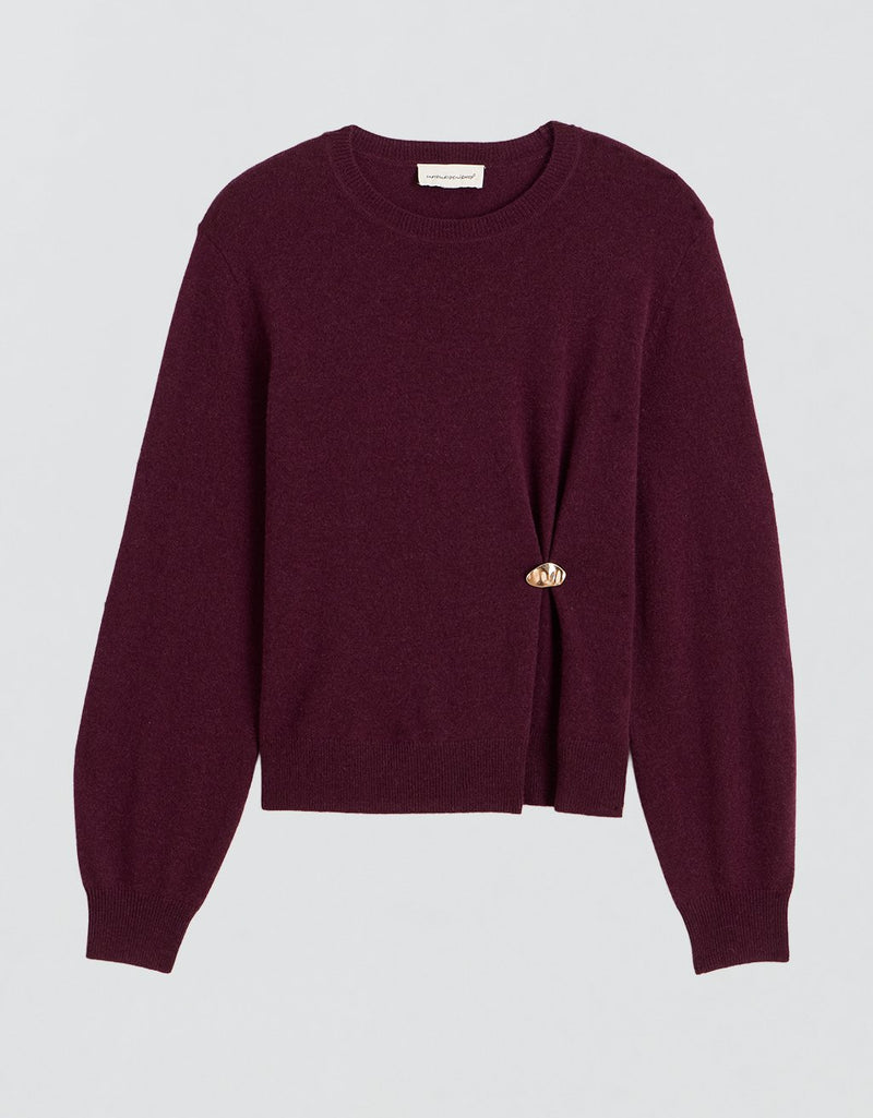 Unsubscribed Everyday-Weight Cashmere Embellished Sweater