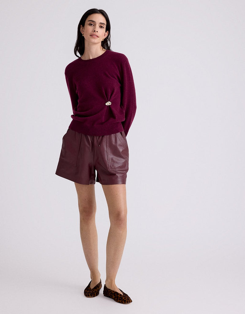 Unsubscribed Everyday-Weight Cashmere Embellished Sweater